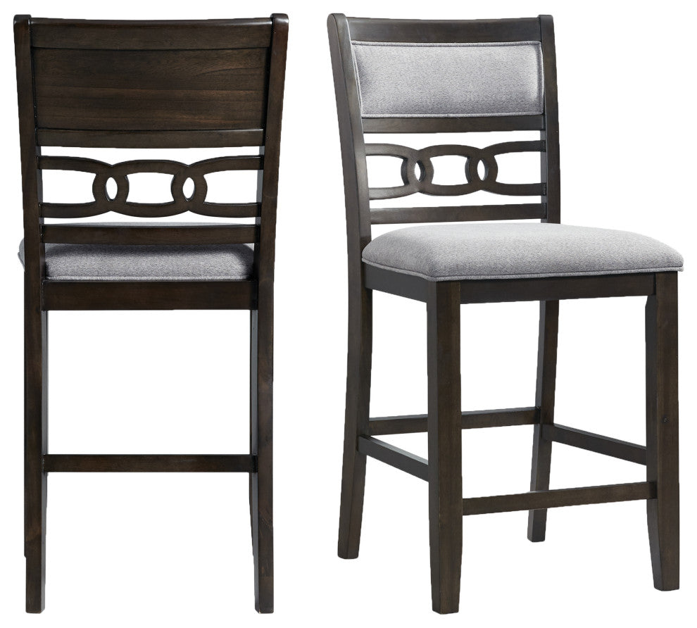 Taylor Counter Height Side Chair Set, Walnut