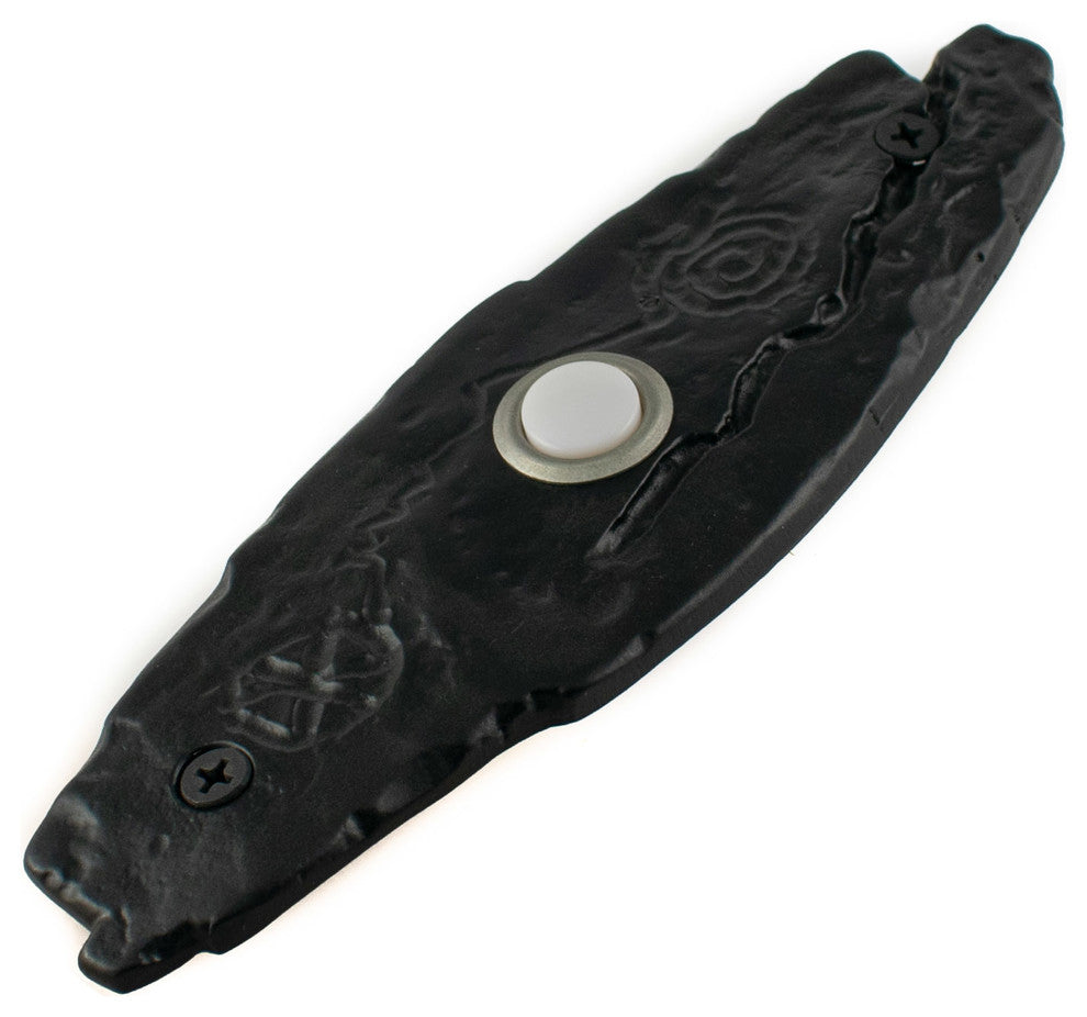 Petroglyph Doorbell, Luxury Decorative Hardware, Wrought Iron