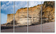 "Portuguese Atlantic Coast Panorama" Landscape Wall Art, 4 Panels, 48"x28"