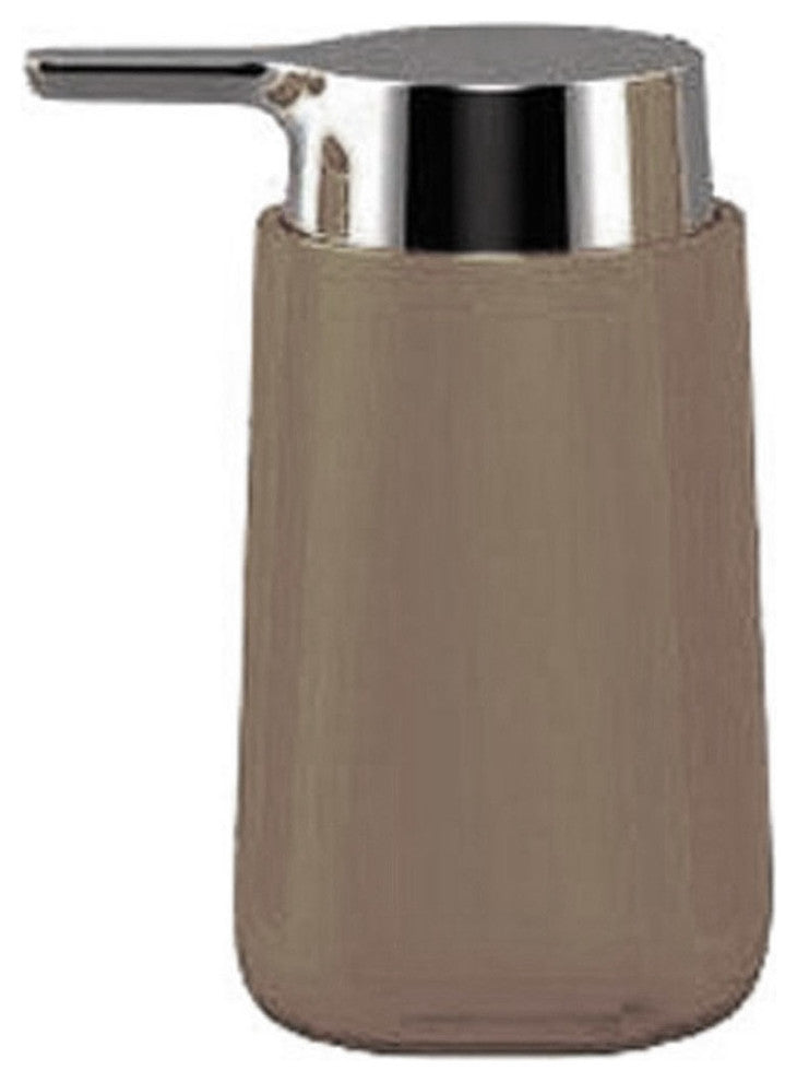 Acrylic Bathroom Soap Dispenser, Trixy, Taupe