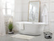 Charlie 67" Soaking Bathtub, Glossy White