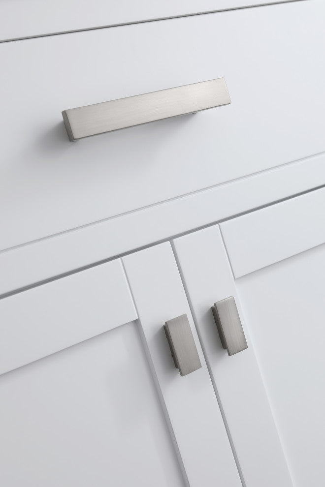 London 29-in White Bathroom Vanity Base Cabinet Without Top