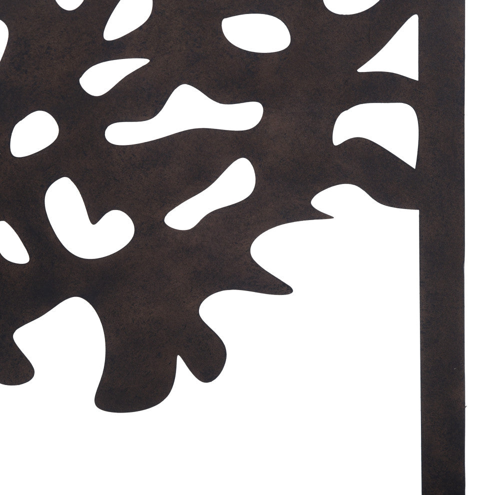 Metal wall art of tree