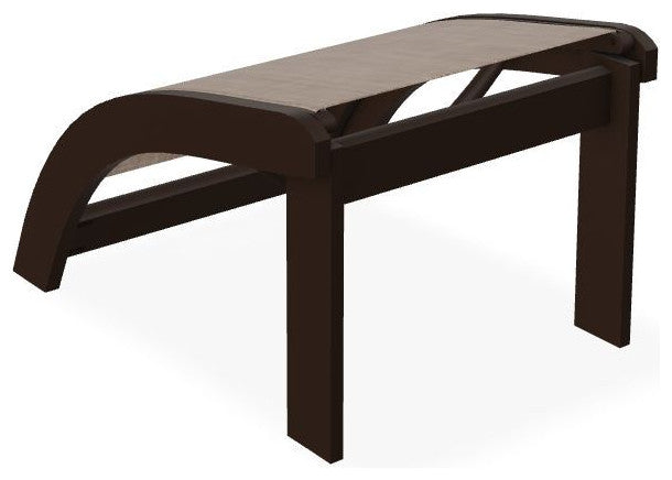 Adirondack Sling Outdoor Ottoman, Augustine Fennel/Kona