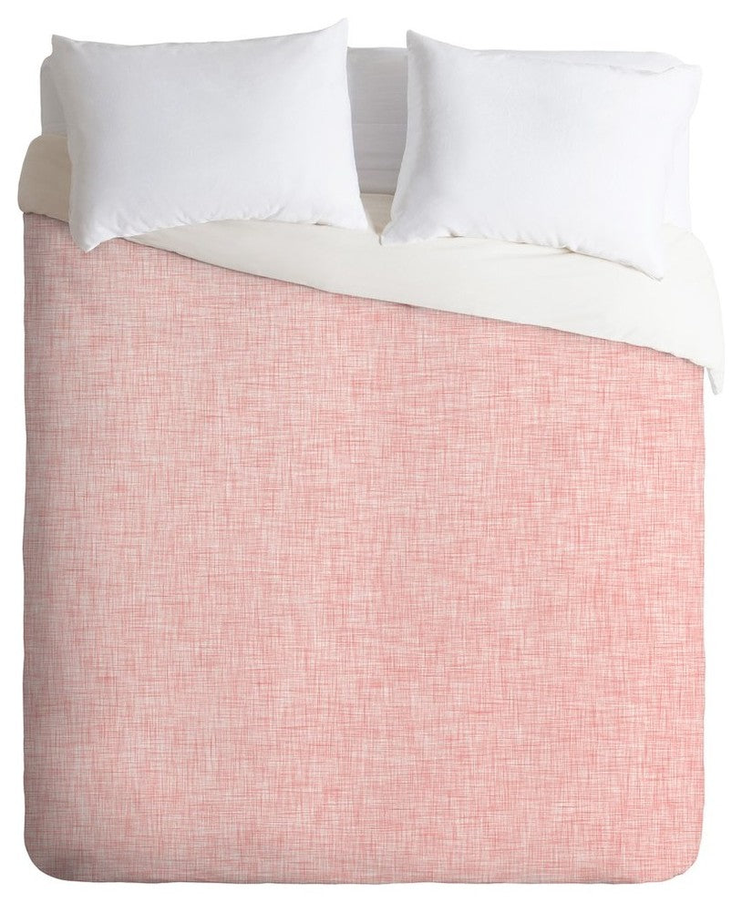 Holli Zollinger Linen Marsala Rosee Duvet Cover, Queen