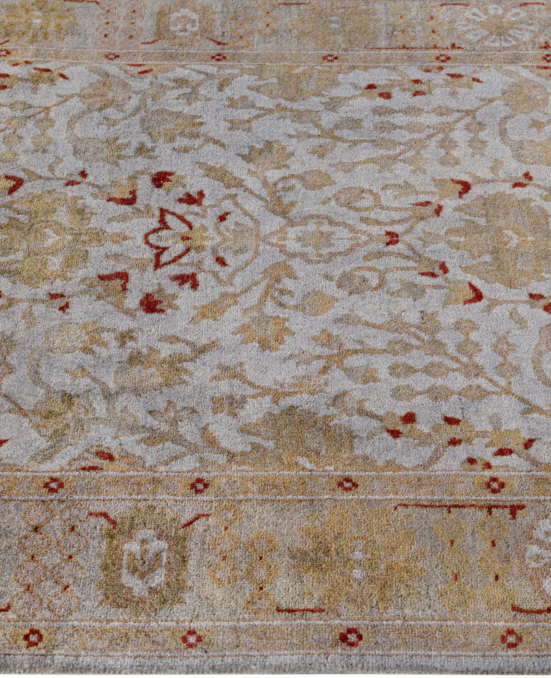Overdyed One-of-a-Kind Hand-Knotted Area Rug Gray, 3' 0" x 16' 3"