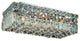 Elegant Maxim Flush Mount, Chrome Finish With Royal Cut Crystal
