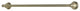 Kingston Brass 24" Towel Bar, Antique Brass