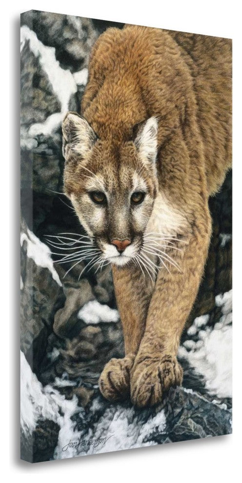 "Silent Approach" By Jan Henderson, Giclee Print on Gallery Wrap Canvas