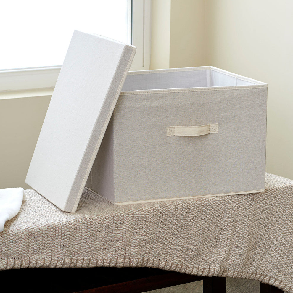 Wide KD Storage Box With Lid Box