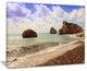 "Amazing Aphrodite'S Rock in Cyprus" Seascape Art Canvas, 20"x12"