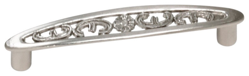 3" Georgetown Filigree Pull - Satin Chrome