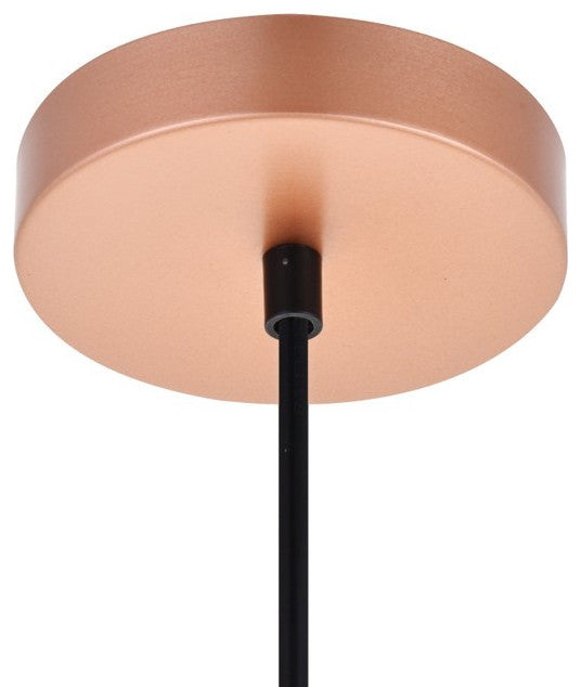 Nicholas 1-Light Honey Gold Pendant