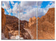 "White Canyon at South Sinai Egypt" Metal Wall Art, 3 Panels, 36"x28"