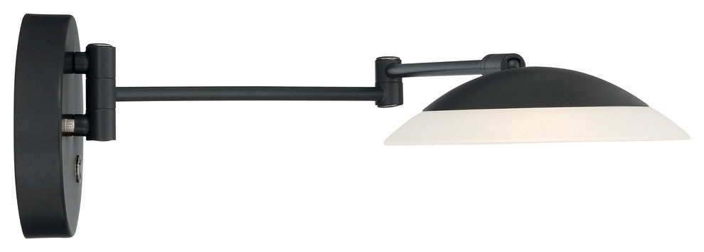 Meran Turbo Swing-Arm Lamp, Museum Black