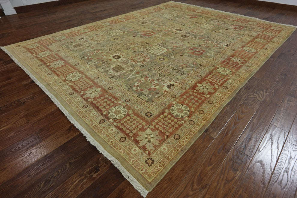 9'x12' Peshawar Oriental Handmade Area Rug, W2265