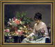 Victor Gabriel Gilbert The Flower Seller Framed Premium Canvas Print, 16"x20"