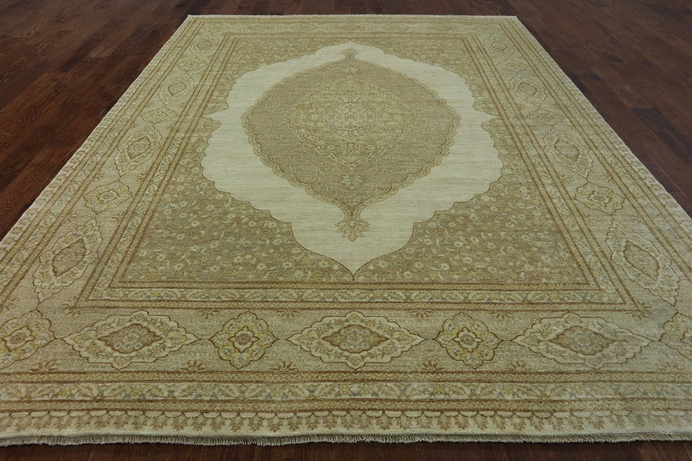 Oriental Tabriz 8'x10' Handmade Area Rug, W2524