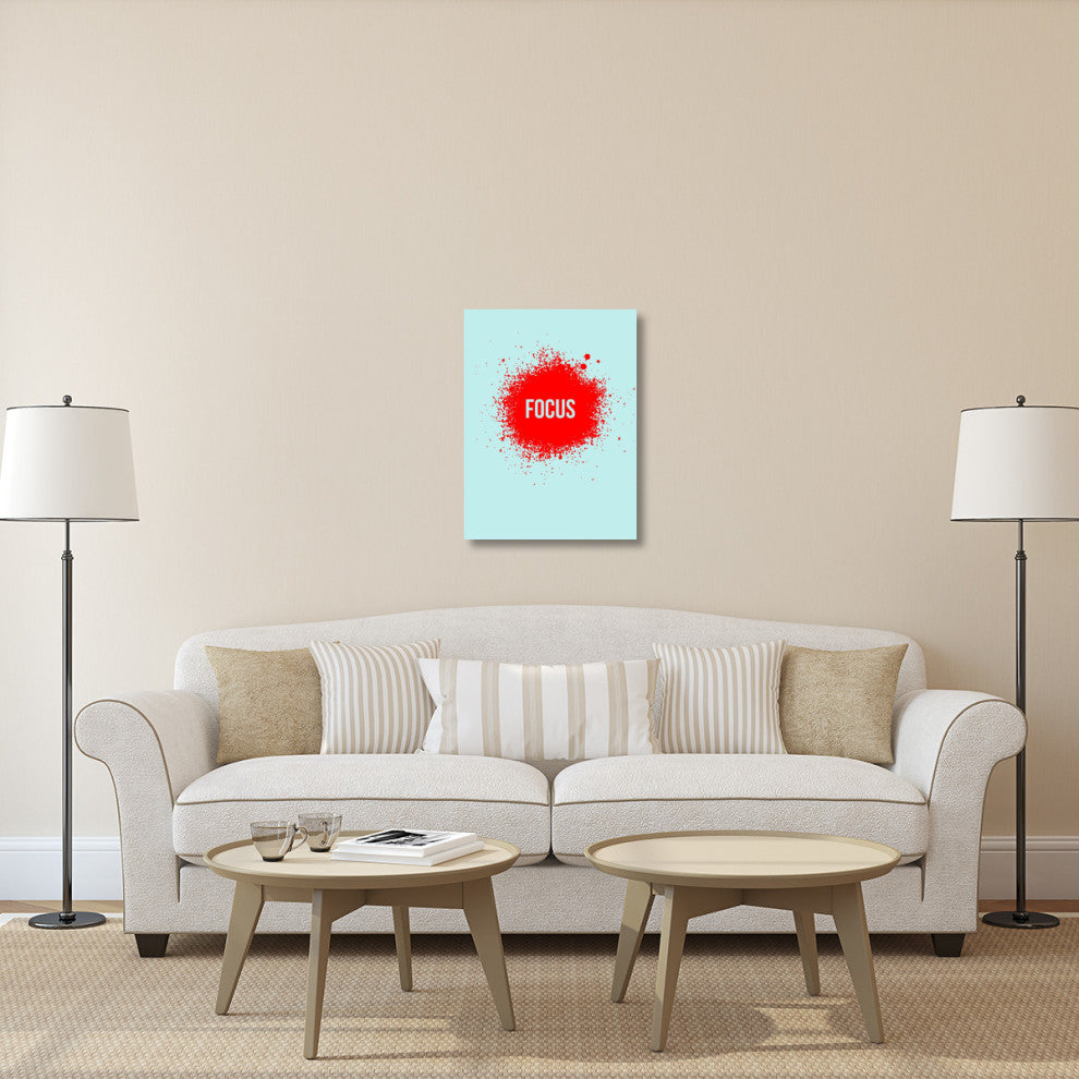 "Focus Splatter Poster 2" Fine Art Print