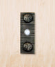 Arch Bell Plate With Button, Bronze