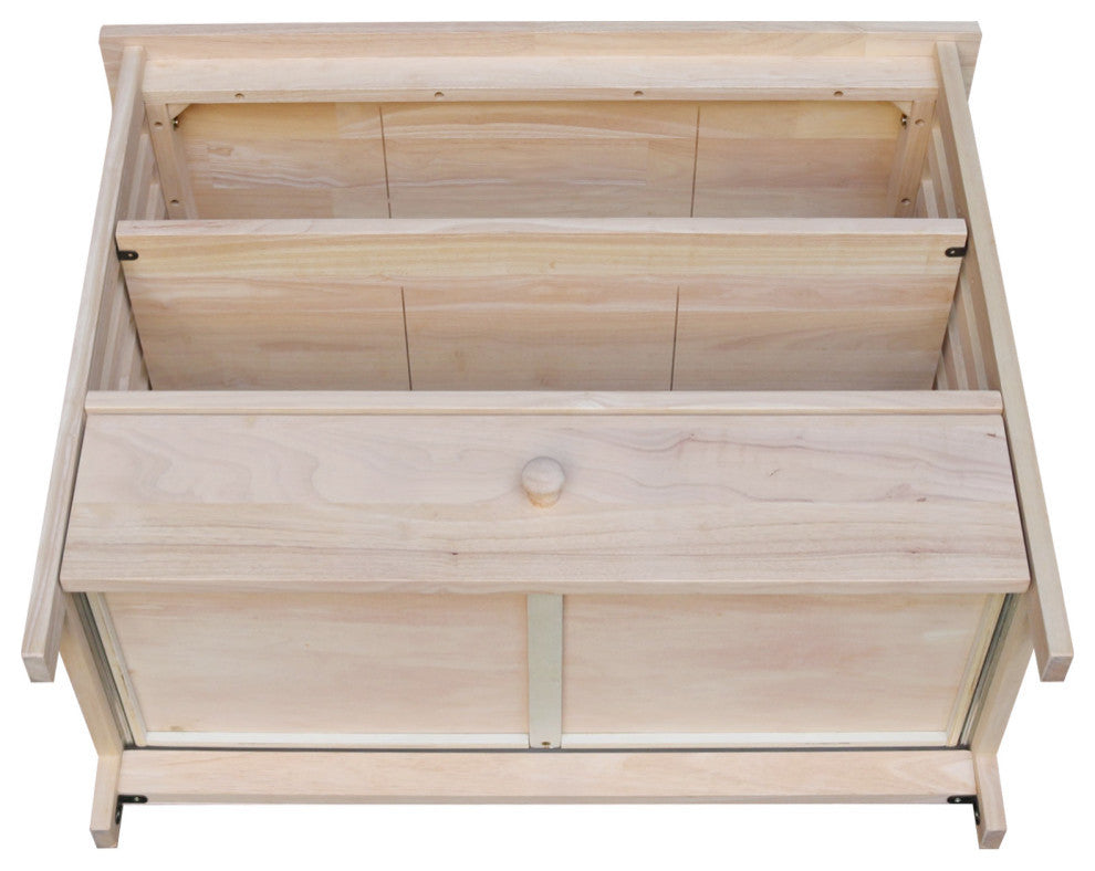 Mission Corner Entertainment / TV Stand, Unfinished