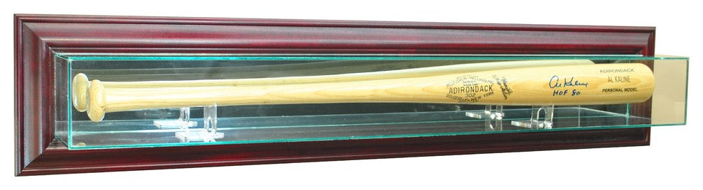 Wall Mounted Bat Display Case, Cherry