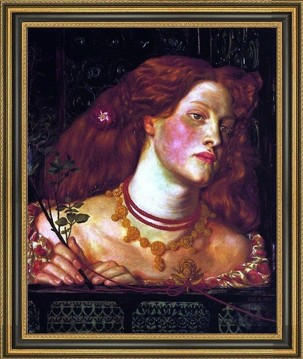 Dante Gabriel Rossetti Fair Rosamund Framed Premium Canvas Print, 20"x25"
