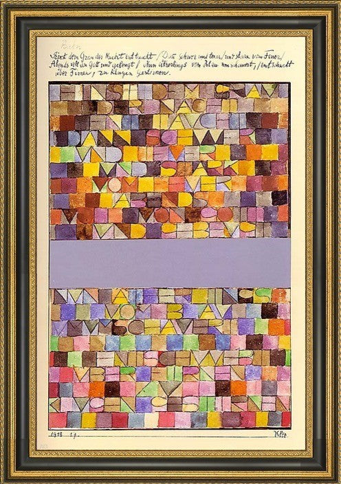 Paul Klee Once Emerged Gray Night
