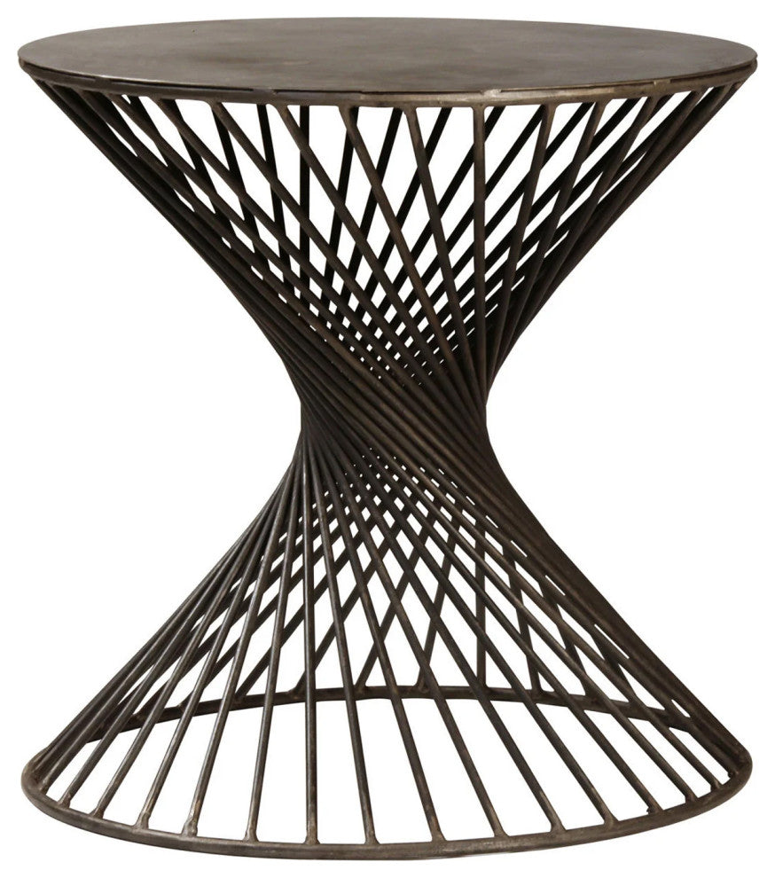 Iron Twist Side Table