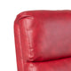 GDF Studio Teyana Red Leather Recliner Club Chair