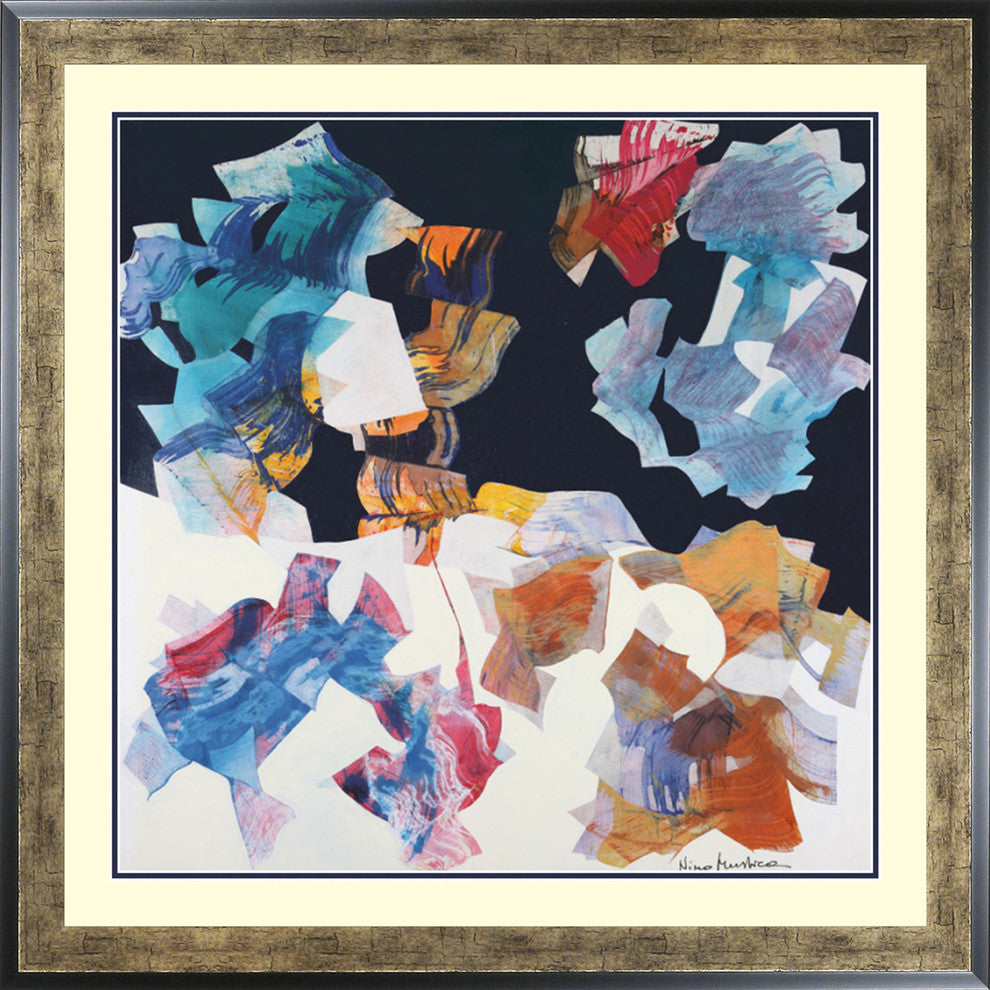 "Mercoled" By Nino Mustica, Framed Wall Art, Ready to Hang