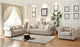 Scotlynn Button Tufted Love Seat, Natural Fabric