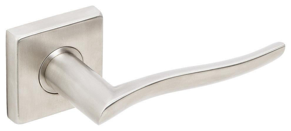 Waterfall Lever, Half Passage, Left Hand, Satin Stainless Steel, 2-3/4" Backset