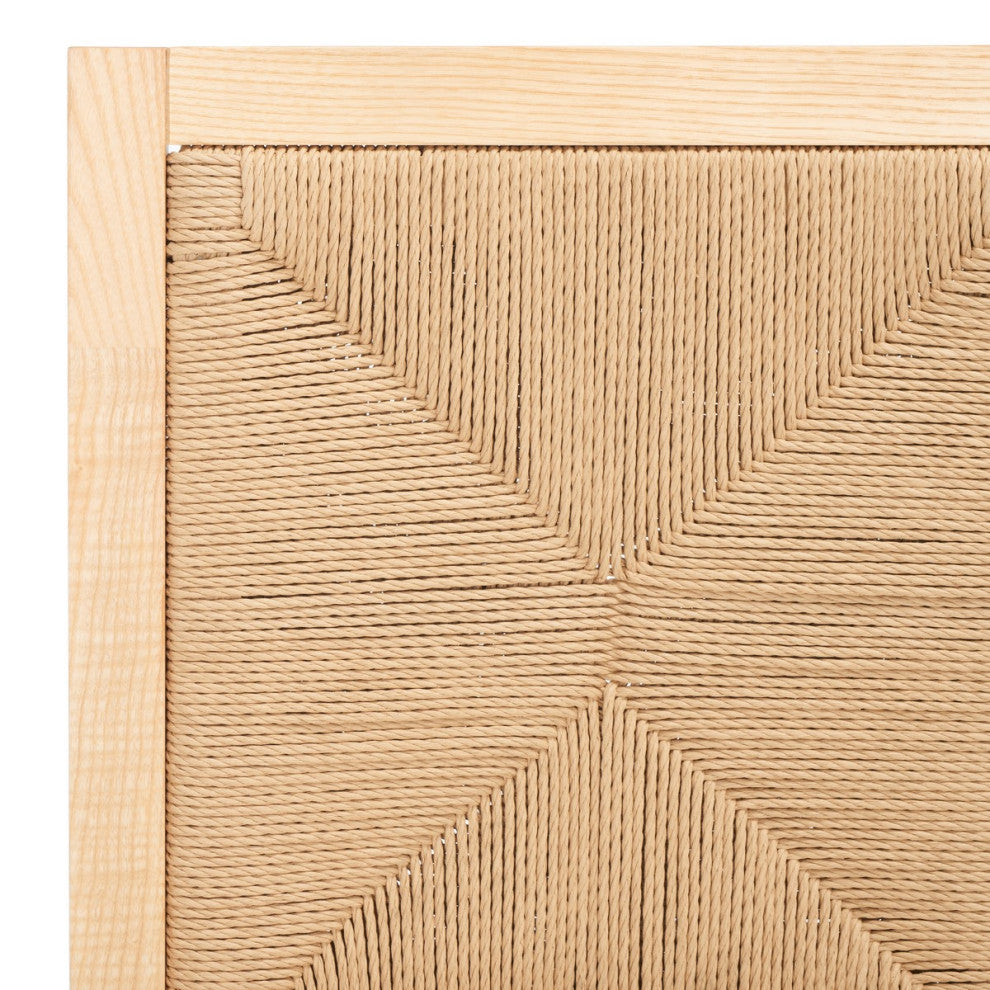 Safavieh Couture Emilio Woven Dining Chair, Natural