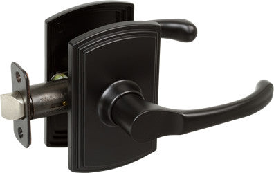 Delaney Hardware Italian Collection Artino Series, Black, Privacy Lever Set