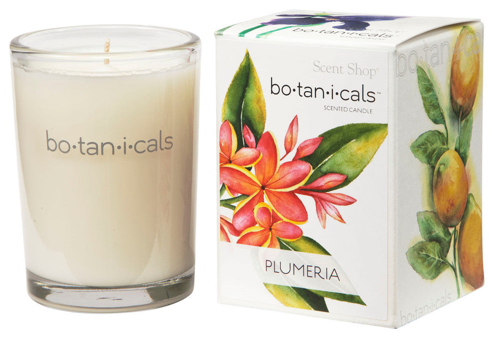 Botanical Candle, Plumeria