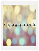 Deny Designs Shannon Clark Birds And Bokeh Art Print