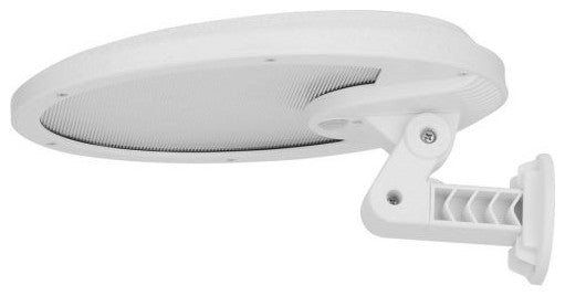 160° Motion Activated Outdoor Integrated LED Solar Security Flood Light, Warm Wh