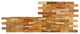 Bare Decor EZ-Wall Brick 3D Pattern Tile, Set of 10