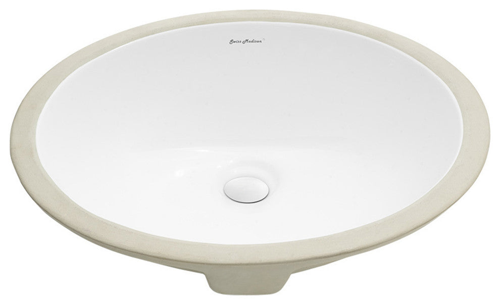 Monaco 18" Oval Under-Mount Bathroom Sink
