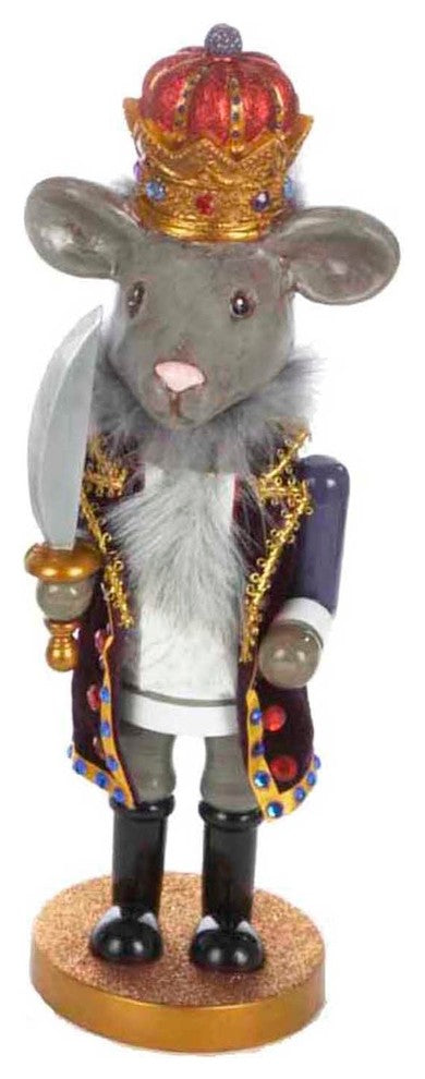 12" Hollywood Mouse King Nutcracker