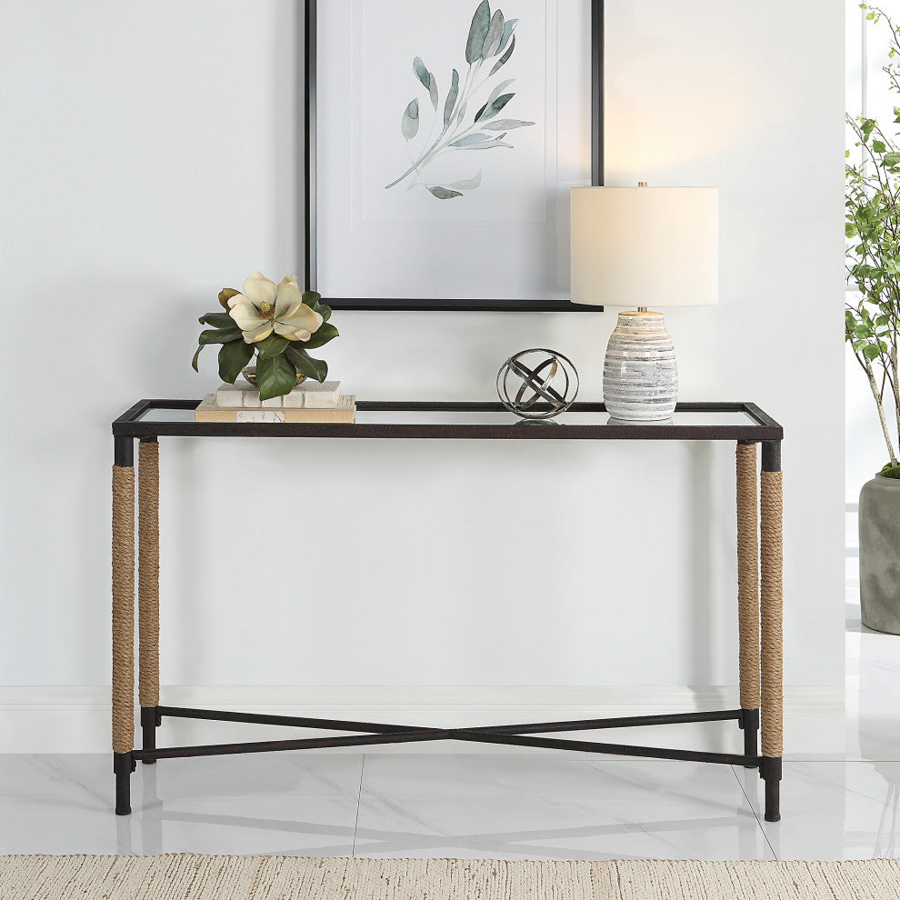 Uttermost Braddock Coastal Console table
