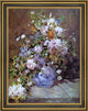 Pierre Auguste Renoir Spring Bouquet Framed Premium Canvas Print, 18"x24"