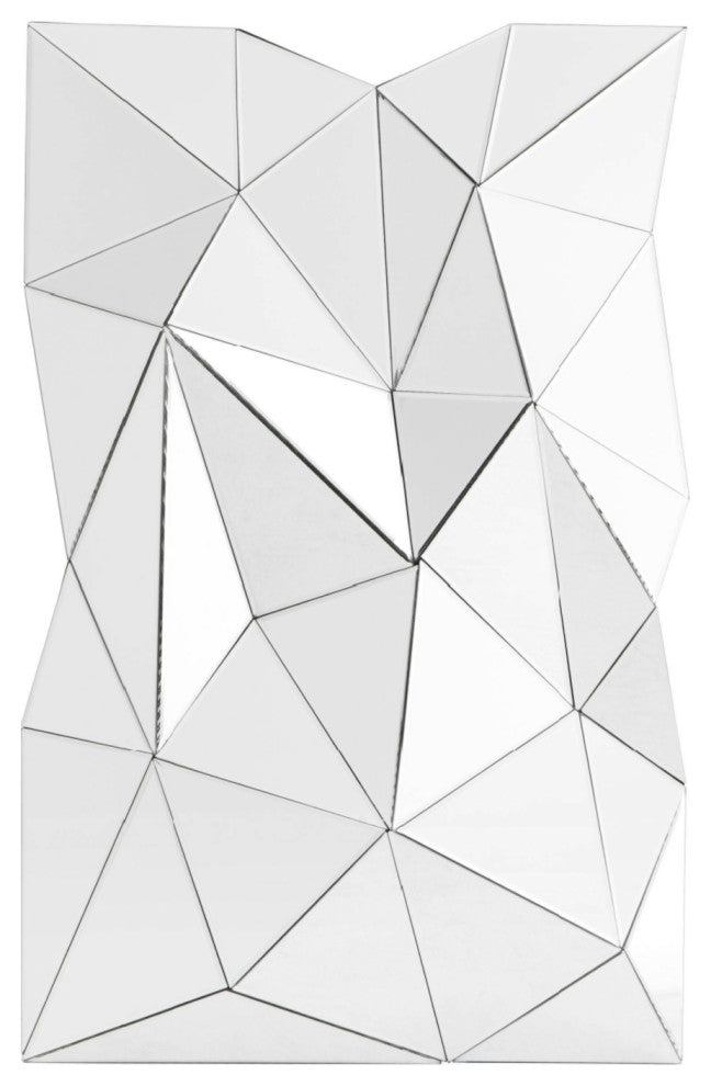 3D Triangle Faceted Wall Mirror | Eichholtz Boyton