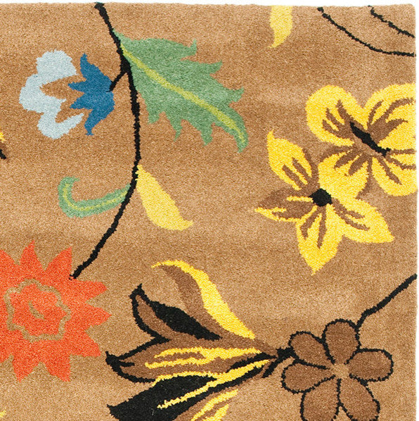 Safavieh Soho Soh736A Floral Rug, Brown/Multi, 9'6"x13'6"