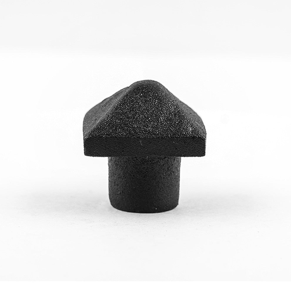 Renovators Supply Black Cabinet Knobs Wrought Iron 1" Drawer Knob Pull Handle