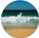 Beautiful Atlantic Beach Portugal, Seascape Round Wall Art, 23"