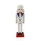 Decorative Wooden Christmas Nutcracker Navy Sailor in Dress Whites Uniform, 14"