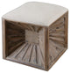 Uttermost Jia Wooden Ottoman