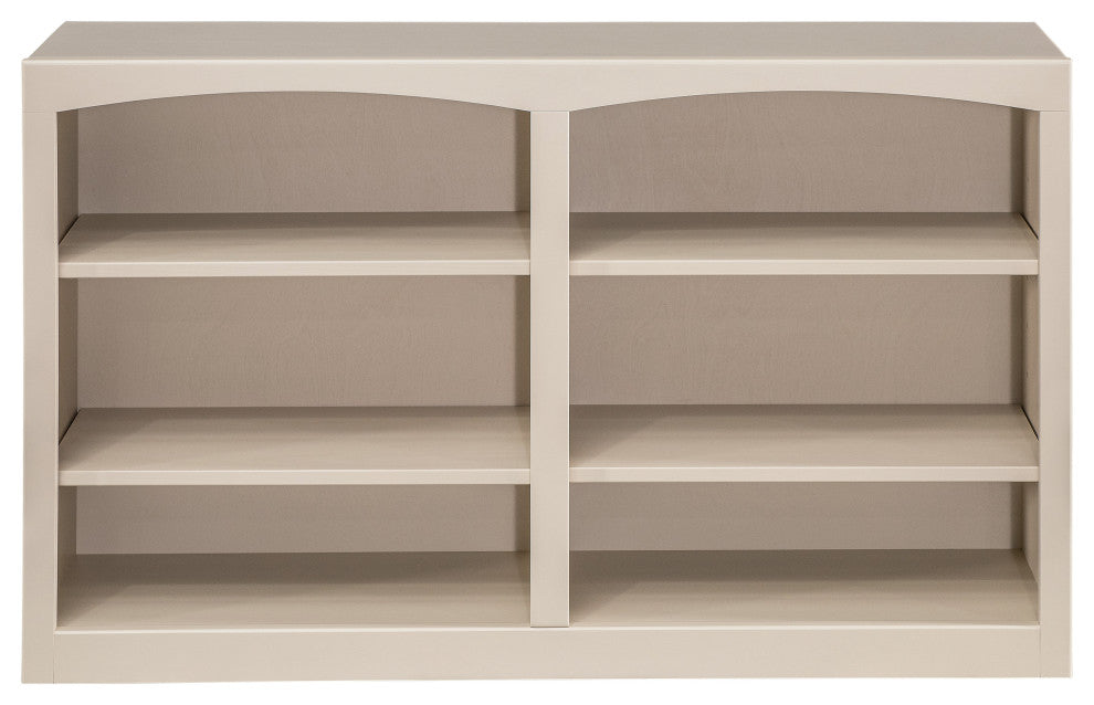 Solid Wood Bookcase, 30"x48", Sand Dollar